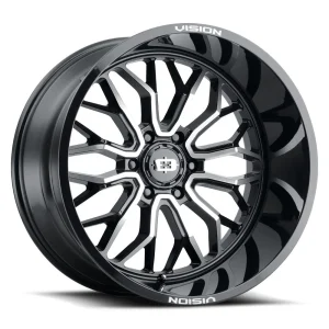 Vision Wheel Off-Road – 402 RIOT – Black – 20″x10″ -25mm – Summer Wheels – 402-20073GBMF-25